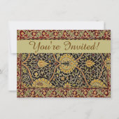 Invitation William Morris Classique Tapis Art Design d'impres (Devant)