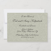 Invitation William Morris Daffodil Papier peint floral (Dos)