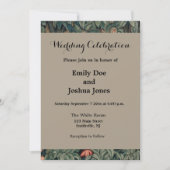 Invitation William Morris Faune sauvage Fox (Devant)