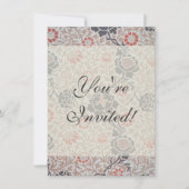 Invitation William Morris Grafton Botanic Art Design (Devant)