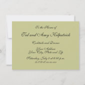 Invitation William Morris Hyacinth Flower Rose Art (Dos)