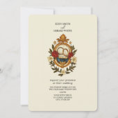 Invitation William Morris inspiré (Devant)