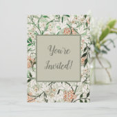 Invitation William Morris Jardin Fleur de Jasmin Classique (Debout devant)