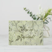 Invitation William Morris Jasmine Botanique (Debout devant)