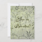 Invitation William Morris Jasmine Botanique (Devant)