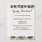 Invitation William Morris Lodden Fleur florale (Devant)