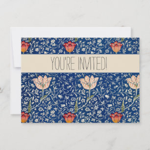 Invitation William Morris Medway Floral bleu