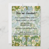 Invitation William Morris' Orchard Delight Art (Devant)