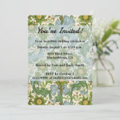 Invitation William Morris' Orchard Delight Art (Debout devant)