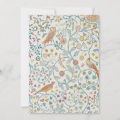 Invitation William Morris - Papier peint de la Chouette et de (Devant)