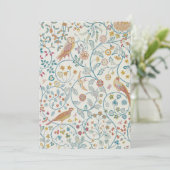 Invitation William Morris - Papier peint de la Chouette et de (Debout devant)