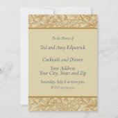 Invitation William Morris Papier peint floral Poppy (Dos)