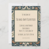 Invitation William Morris Severn Floral Garden Flower Classic (Dos)