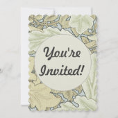 Invitation William Morris St James Acanthus Fond d'écran (Devant)