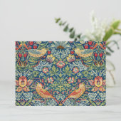 Invitation William Morris - Thief aux fraises (Debout devant)