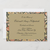 Invitation William Morris Trent Garden Flower Classic Botanic (Dos)