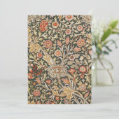 Invitation William Morris Trent Garden Flower Classic Botanic (Debout devant)