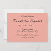 Invitation William Morris Tudor Fond d'écran Rose (Dos)