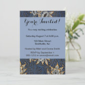 Invitation William Morris Tulip Willow Blue Motif (Debout devant)