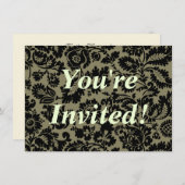 Invitation William Morris Venetian Damask Brocade (Devant / Derrière)