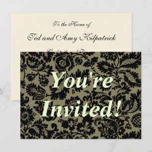 Invitation William Morris Venetian Damask Brocade