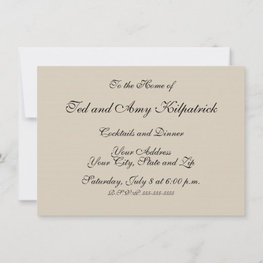 Invitation William Morris Vine Grappe Rouge Vert Art (Dos)