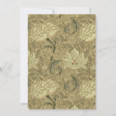 Invitation William Morris Windrush Motif de fond d'écran (Dos)