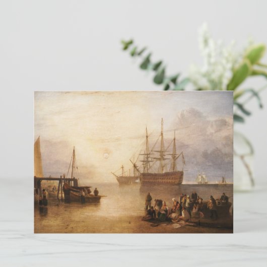 Invitation William Turner - Le Couchage Du Soleil À Travers L (Debout devant)