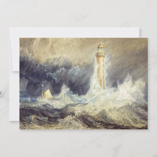 Invitation William Turner - Phare de Bell Rock (Devant)
