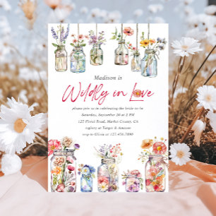 Invitation Willy In Love Fleur sauvage Aquarelle Fête des mar