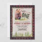 Invitation WILUN Oear Lumberjack Aventure Anniversaire (Devant)