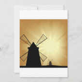 Invitation Windmills Sunrise (Devant)