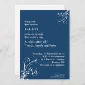 Invitation Windwhisp (bleu orageux) 5x7 (Devant / Derrière)