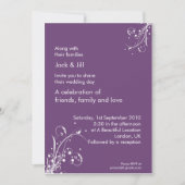 Invitation Windwhisp (raisin) 5x7 (Devant)