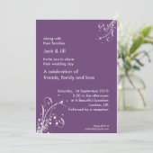 Invitation Windwhisp (raisin) 5x7 (Debout devant)