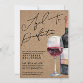 Invitation Wine Aged To Perfection Adult Birthday Party (Devant)