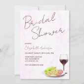 Invitation Wine & Charcuterie Bridal Shower (Devant)
