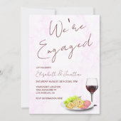 Invitation Wine & Charcuterie Engagement Party (Devant)