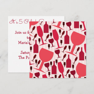 Invitation Wine glass