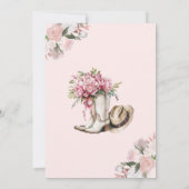 Invitation Wine Tasting Floral Western Bridal Shower  (Dos)