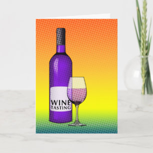 Invitation wine tasting party