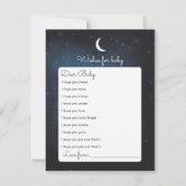 Invitation Wings for Baby shower Game Card (Devant)