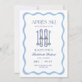 Invitation Winter Apres Ski Bachelorette Party (Devant)