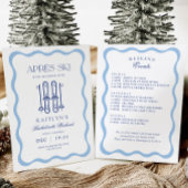 Invitation Winter Apres Ski Bachelorette Party
