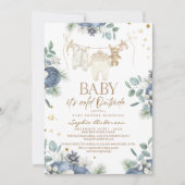 Invitation Winter Baby Its Cold Outside Baby Shower (Devant)