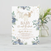 Invitation Winter Baby Its Cold Outside Baby Shower (Debout devant)