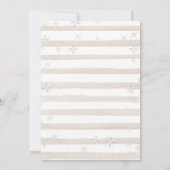 Invitation Winter Bear Forest Flammes de neige Onederland ann (Dos)