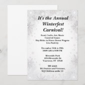 Invitation Winter Beauty Christmas Party (Devant / Derrière)