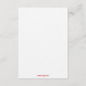 Invitation Winter bird with Santa hat - Original Artwork (Dos)