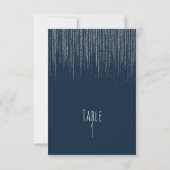 Invitation Winter Blue & Silver Sparking Ice Lights Table (Dos)